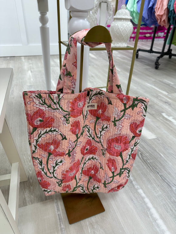 Quilted Reversible Tote