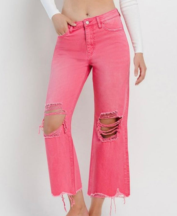 Leslie Cropped Flare Jeans