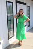 Its Up In The Air Dress Green