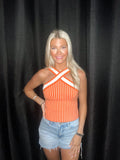 Go Tigers Top-orange