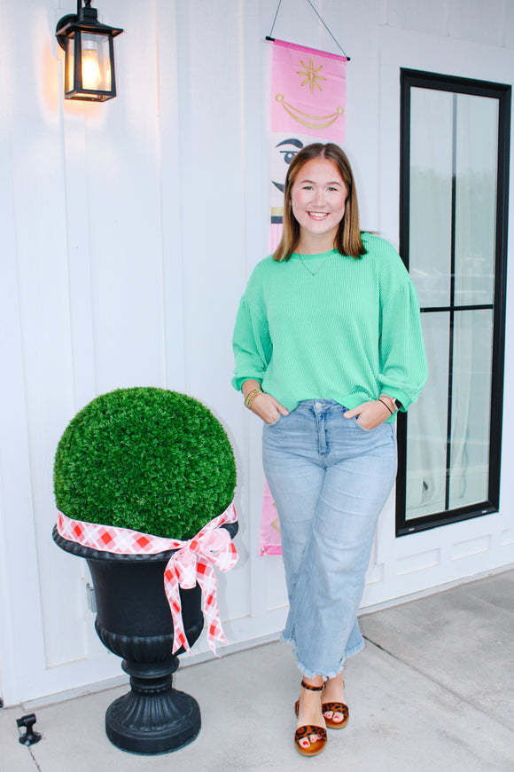 Green Glamour Sweater