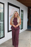 Colder Weather Top Burgundy