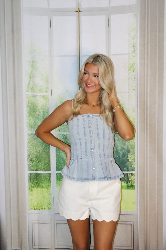 The Rodeo Top-denim