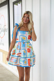 Paradise Print Mini Dress