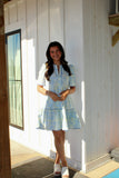 Adelyn Larkspur Fields Dress Blue