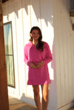 Regan Half Zip Pink