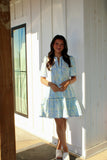 Adelyn Larkspur Fields Dress Blue