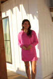 Regan Half Zip Pink