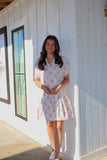 Nancy Sweetbriar Stripe Dress Pink
