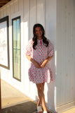 Riley Flora Fanfare Dress Pink