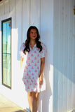 Nancy Sweetbriar Stripe Dress Pink
