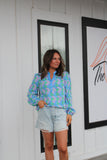 Gianna Vintage Posies Top