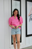 Colette Rosette Top Pink