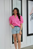 Colette Rosette Top Pink