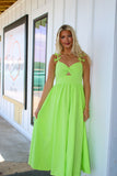 Just Say When Dress Green