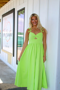 Just Say When Dress Green