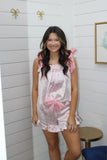 Pink Bow Tie Top Pjs