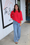 Zenana Double Knit Top