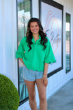 Single File Top Green