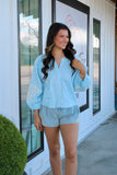 One More Shot Top Blue