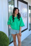 Single File Top Green