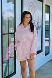 One Things For Sure Romper Pink