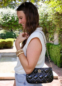 Livi Quilted Crossbody