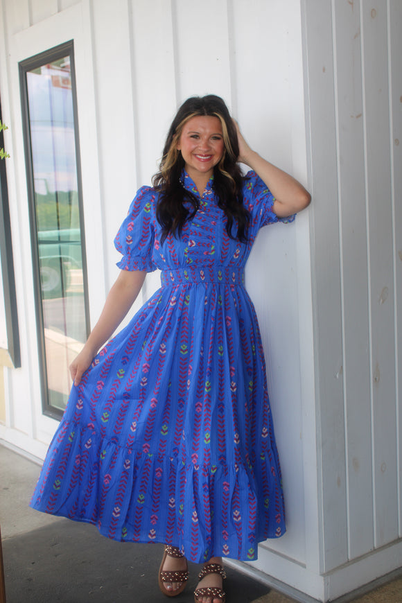 The Bontanic Dress Blue