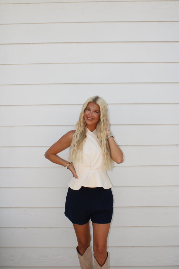 Its That Time Shorts-navy