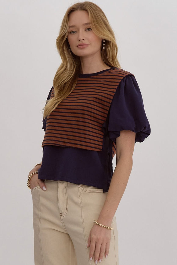 Jenna Striped Top