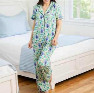 Charlotte Luxe Be A Lady Blue Pj Set Plus