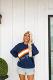 Sarah Auburn Sweatshirt- navy