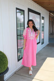 Once Your Mine Dress Pink
