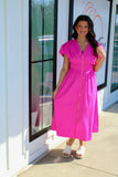 Downtown Dress Pink