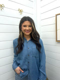 Just Believe Denim Top
