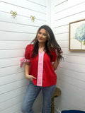 Lover Girl Top-red