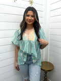 The Traveler Top-aqua
