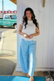 Polka Dot Barrel Jeans