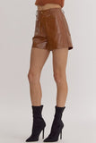 Gracie Leather Shorts