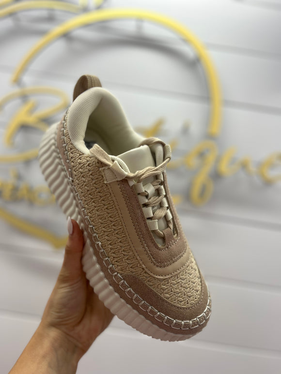 Adventure Platform Sneakers-Beige â The Boutique at Peach Park