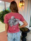 Houndstooth Elephant Tee