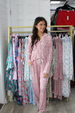 Thistle Vines Pink Pant Set