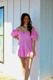 Wednesday Pinks Romper