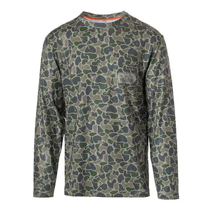 Backwoods Camo Ls Dry Fit Tee