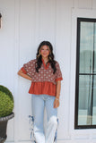 Fall Flowers Top