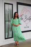Cameron Daisy Chain Dress Green