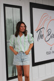 Colette Heirloom Top Green