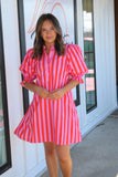 Flower Adventures Dress Pink
