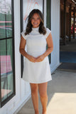 Born For Business Dress White