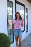 On My Level Top Pink